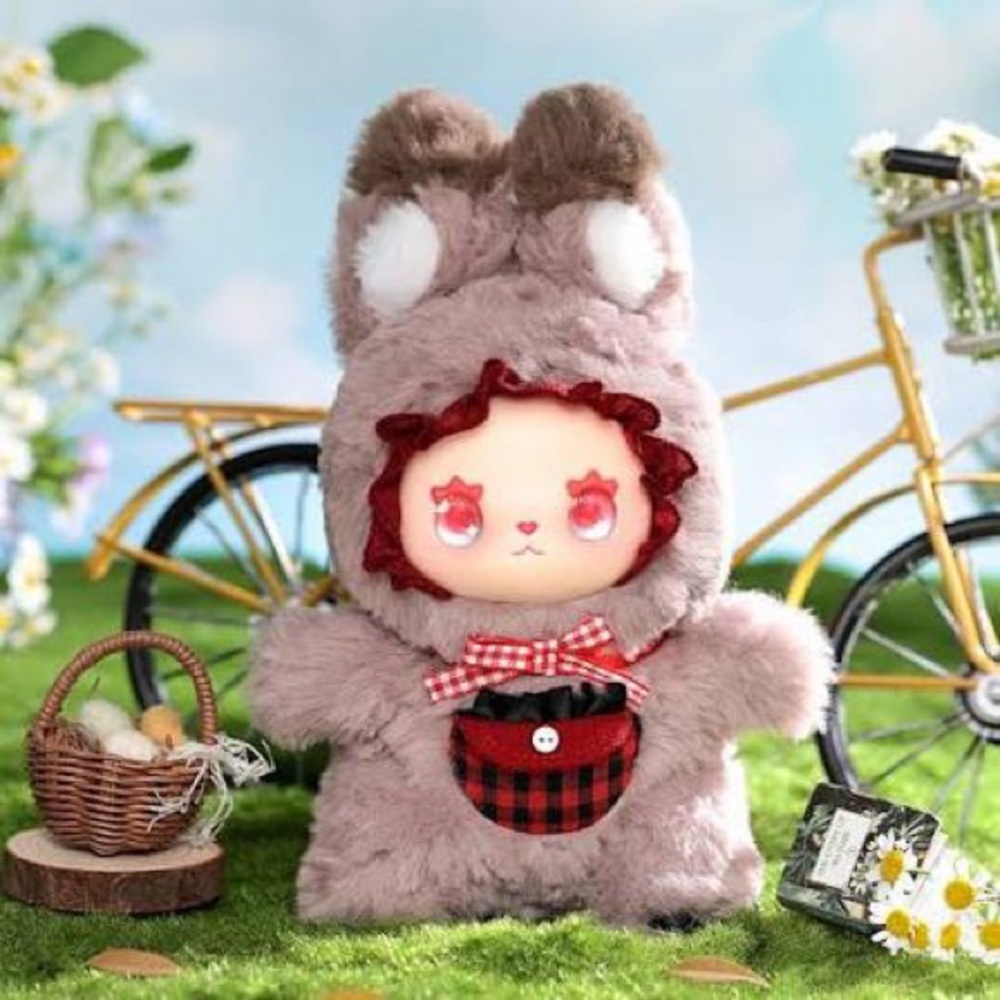 Lovely Emma Cute Wolf Plush Vinyl Keychain / Pendant